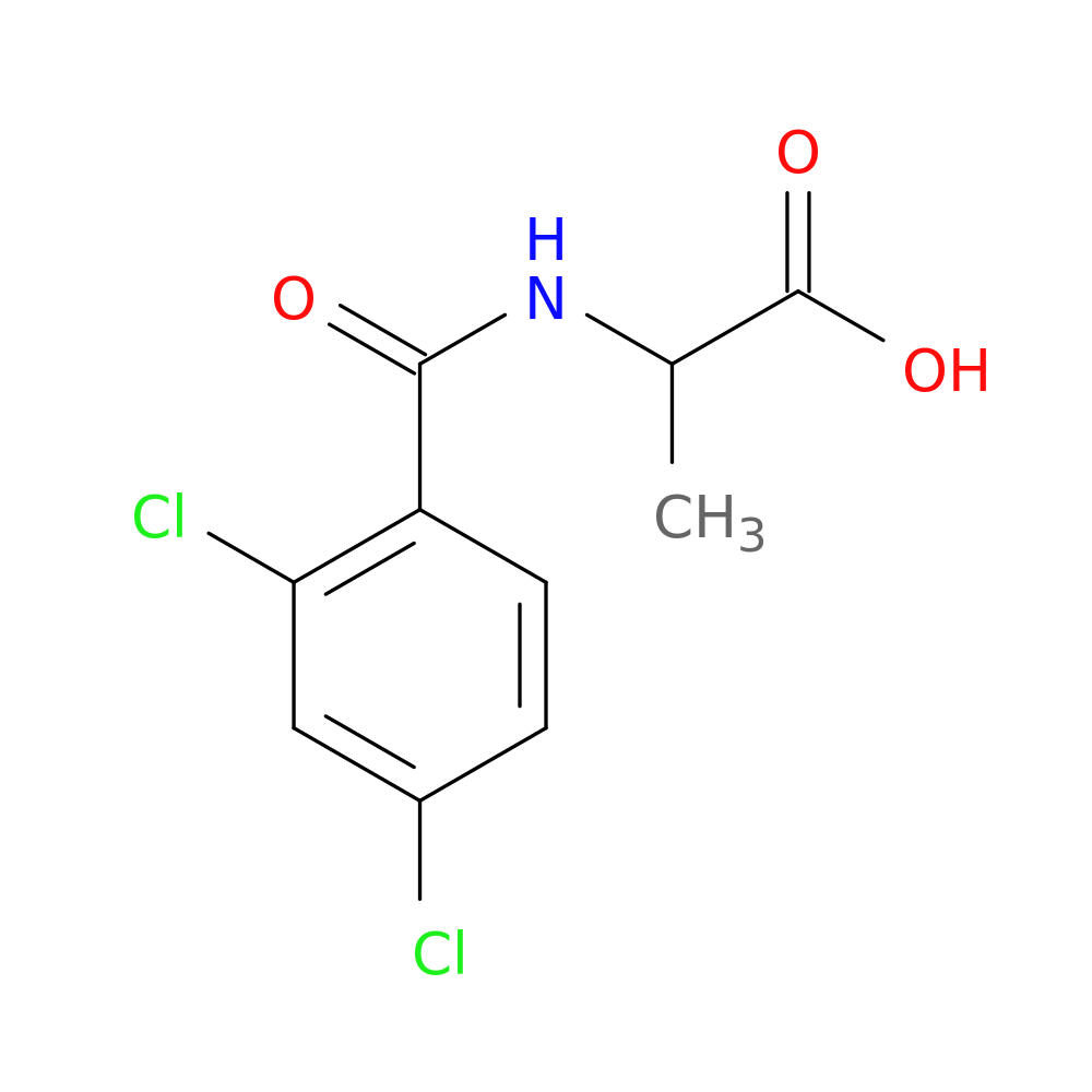 2-[(2,4-dichlorophenyl)formamido]propanoic acid