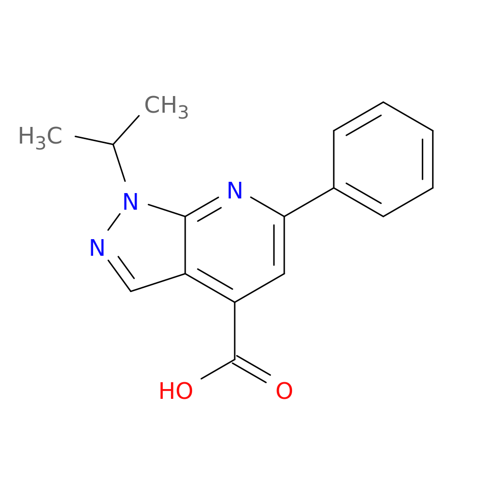 1-Isopropyl-6-phenyl-1H-pyrazolo[3,4-b]pyridine-4-carboxylic acid