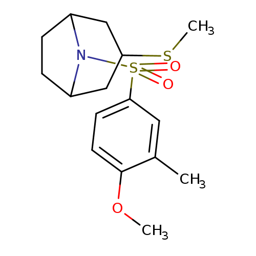 8-(4-methoxy-3-methylbenzenesulfonyl)-3-(methylsulfanyl)-8-azabicyclo[3.2.1]octane