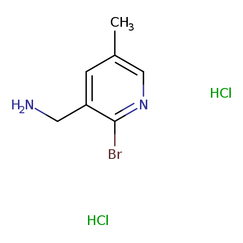1-(2-bromo-5-methylpyridin-3-yl)methanaminedihydrochloride