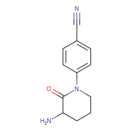 4-(3-amino-2-oxopiperidin-1-yl)benzonitrile