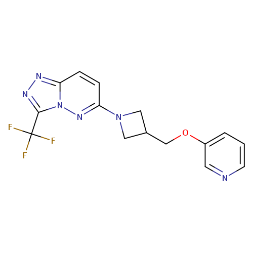 3-({1-[3-(trifluoromethyl)-[1,2,4]triazolo[4,3-b]pyridazin-6-yl]azetidin-3-yl}methoxy)pyridine