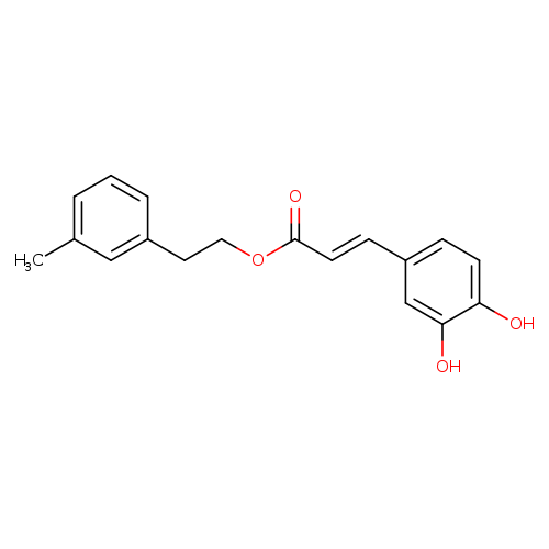 Caffeic acid, 3-methyl phenethyl ester