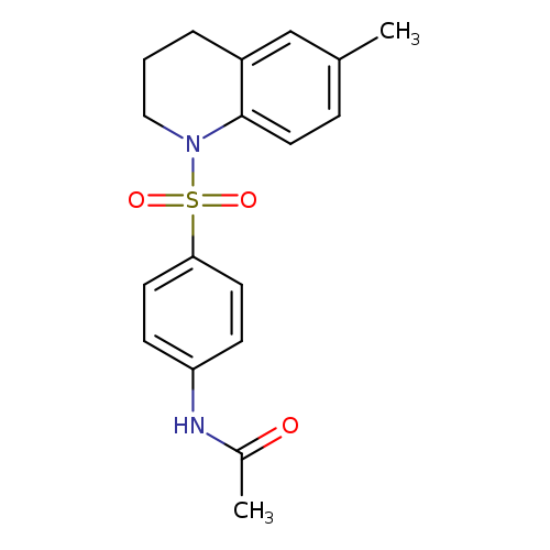 N-{4-[(6-methyl-1,2,3,4-tetrahydroquinolin-1-yl)sulfonyl]phenyl}acetamide
