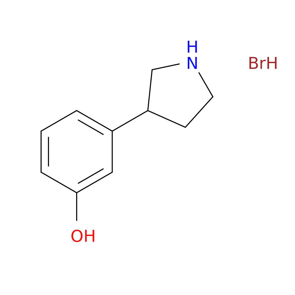 3-(Pyrrolidin-3-yl)phenol hydrobromide