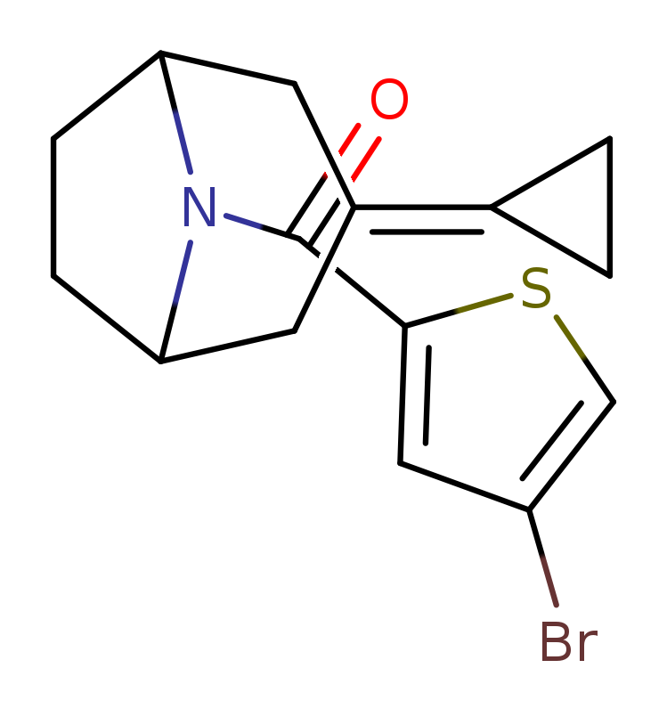8-(4-bromothiophene-2-carbonyl)-3-cyclopropylidene-8-azabicyclo[3.2.1]octane