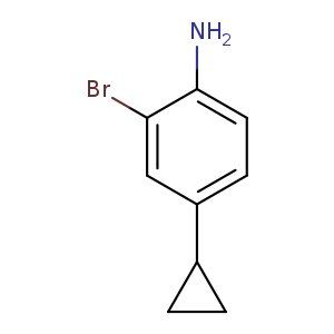 6-Amino-3-cyclopropylbromobenzene