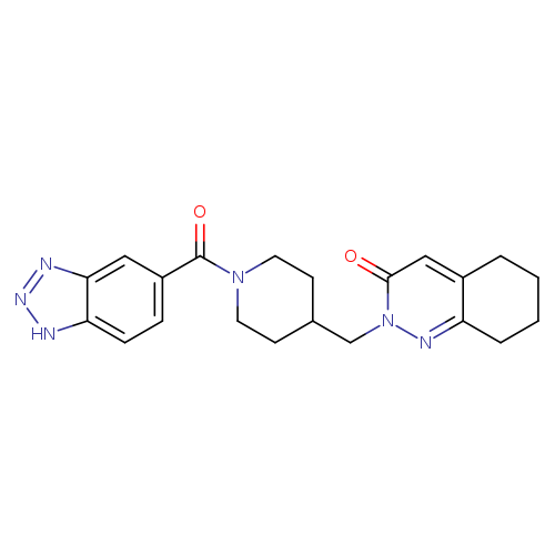 2-{[1-(1H-1,2,3-benzotriazole-5-carbonyl)piperidin-4-yl]methyl}-2,3,5,6,7,8-hexahydrocinnolin-3-one