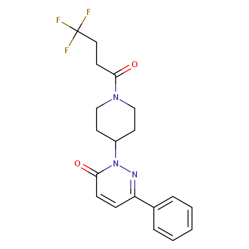 6-phenyl-2-[1-(4,4,4-trifluorobutanoyl)piperidin-4-yl]-2,3-dihydropyridazin-3-one