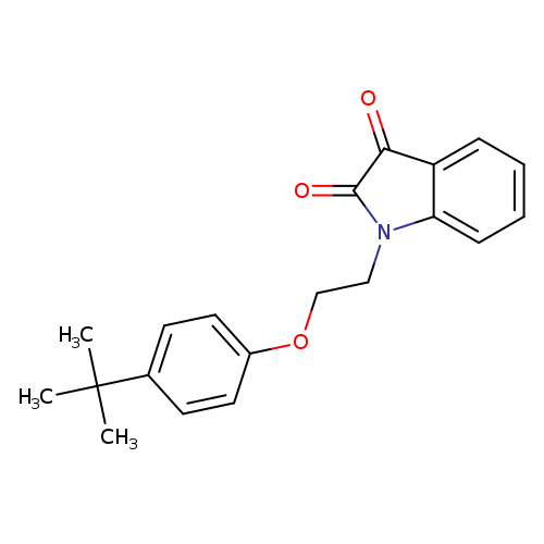 1-[2-(4-tert-butylphenoxy)ethyl]-2,3-dihydro-1H-indole-2,3-dione