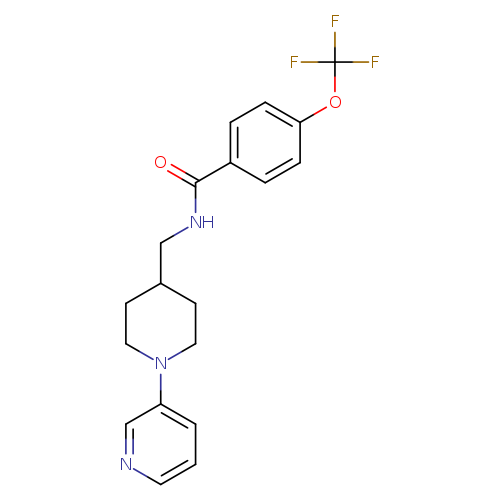 N-{[1-(pyridin-3-yl)piperidin-4-yl]methyl}-4-(trifluoromethoxy)benzamide