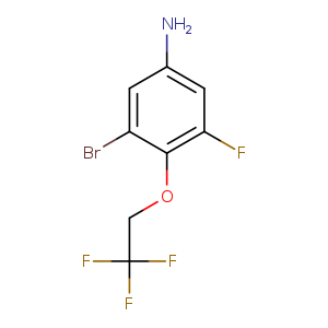 3-Bromo-5-fluoro-4-(2,2,2-trifluoro-ethoxy)-phenylamine