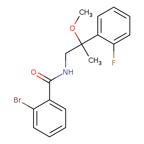 2-bromo-N-[2-(2-fluorophenyl)-2-methoxypropyl]benzamide