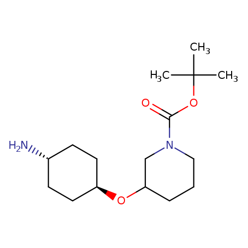 tert-butyl3-{[(1r,4r)-4-aminocyclohexyl]oxy}piperidine-1-carboxylate