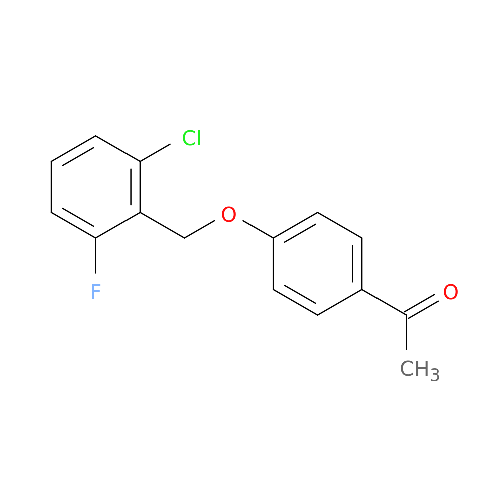 1-(4-[(2-Chloro-6-fluorobenzyl)oxy]phenyl)-1-ethanone