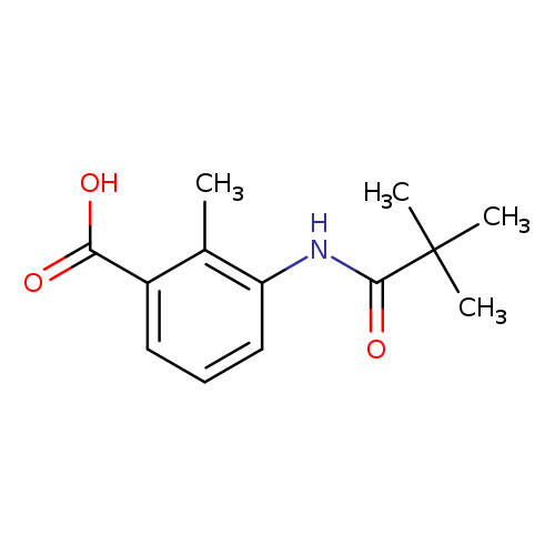 3-[(2,2-dimethylpropanoyl)amino]-2-methylbenzoic acid