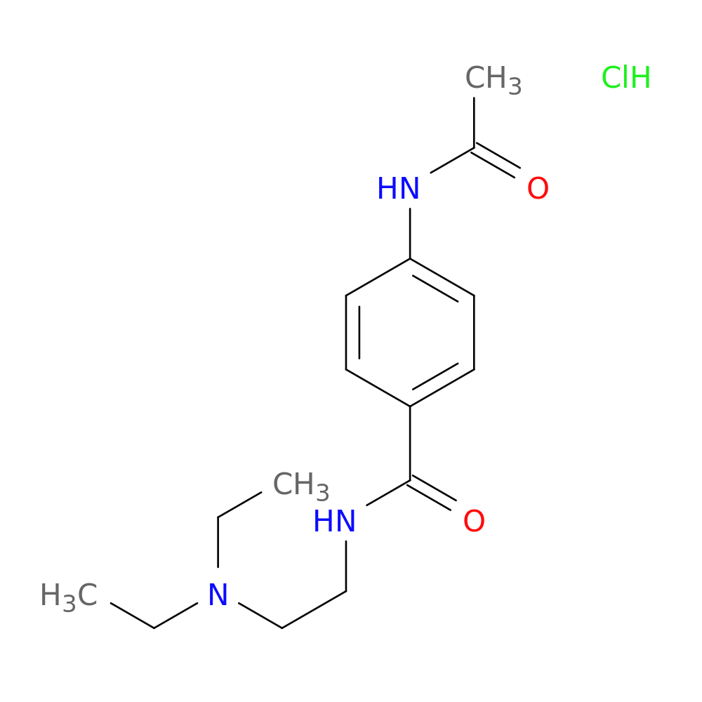 4-Acetamido-N-(2-(Diethylamino)Ethyl)Benzamide Hydrochloride