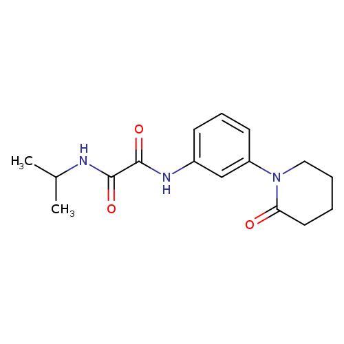 N'-[3-(2-oxopiperidin-1-yl)phenyl]-N-(propan-2-yl)ethanediamide