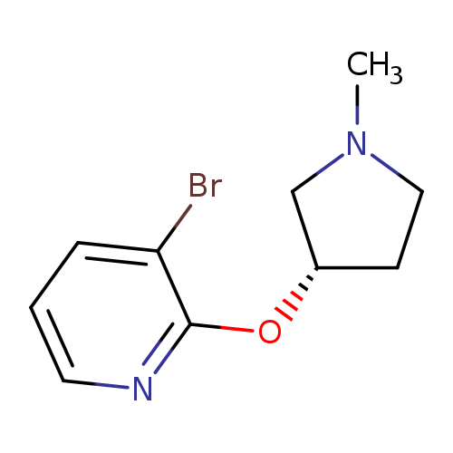 3-bromo-2-{[(3S)-1-methylpyrrolidin-3-yl]oxy}pyridine