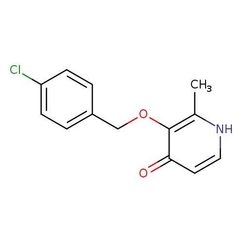 3-[(4-chlorophenyl)methoxy]-2-methyl-1,4-dihydropyridin-4-one
