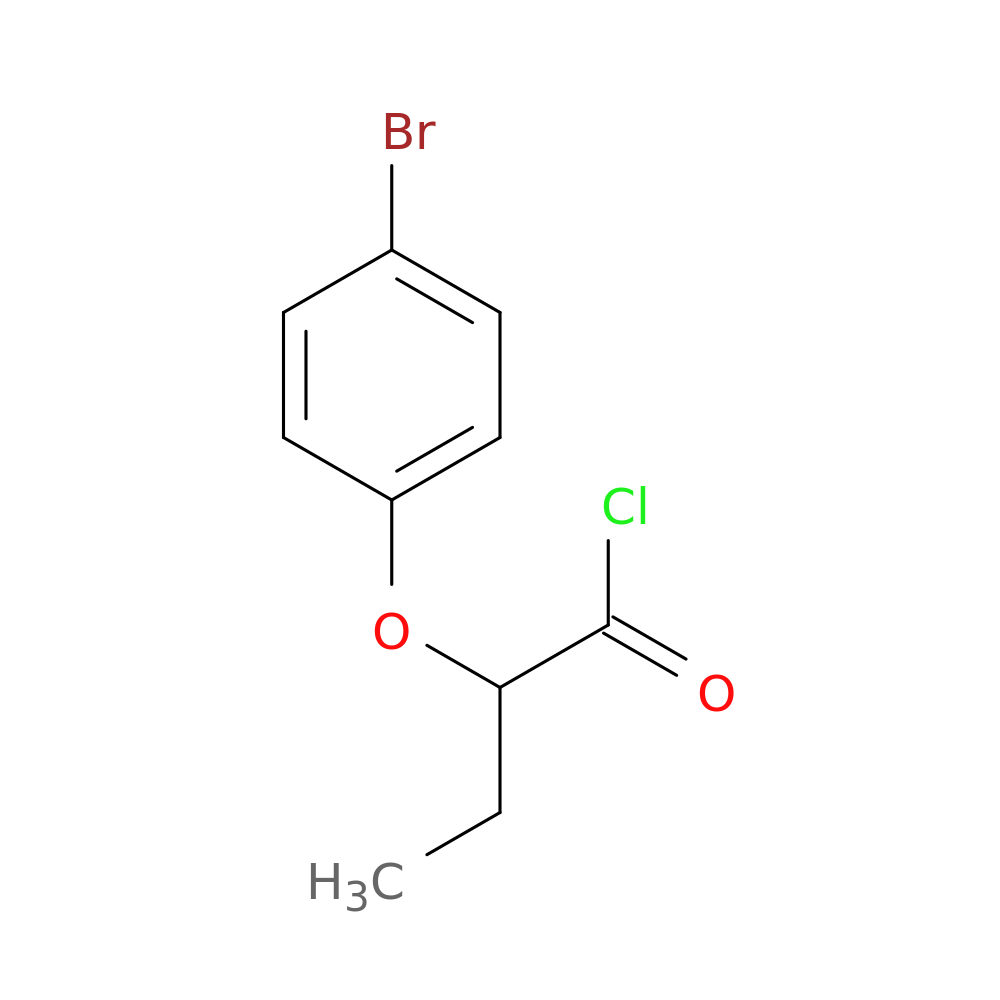 2-(4-Bromophenoxy)butanoyl chloride