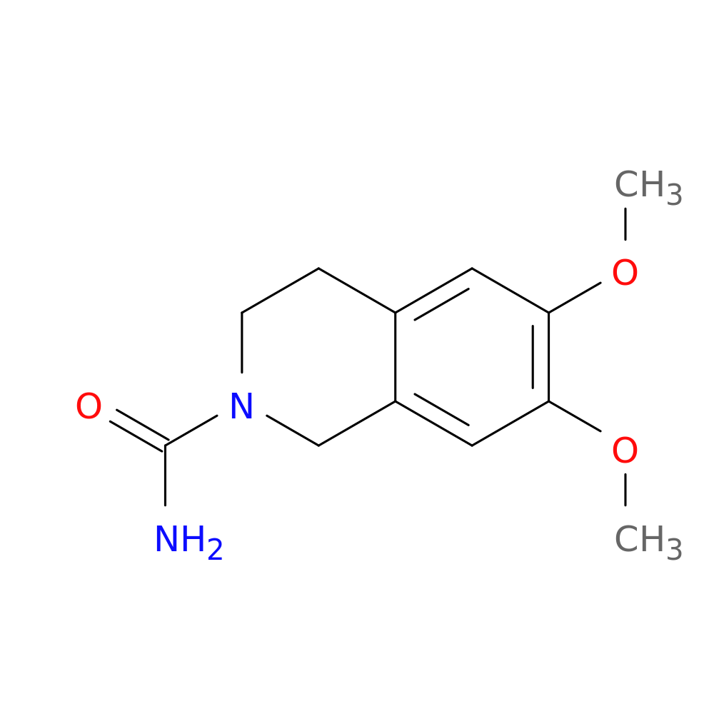 6,7-dimethoxy-1,2,3,4-tetrahydroisoquinoline-2-carboxamide