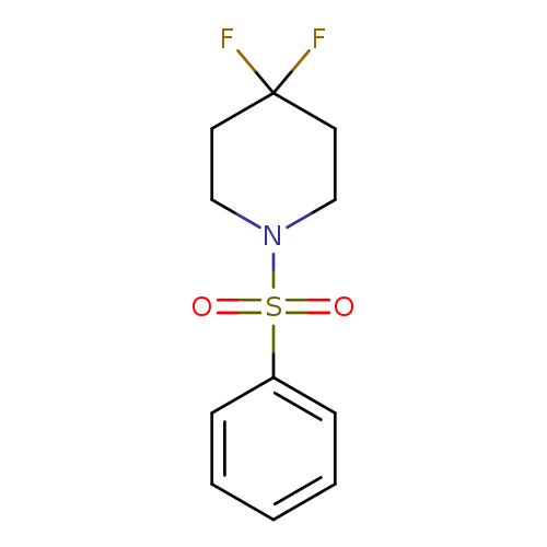 1-(benzenesulfonyl)-4,4-difluoropiperidine