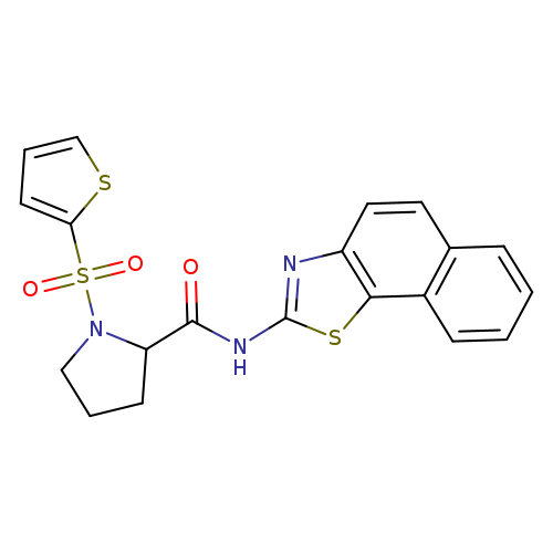 N-{naphtho[2,1-d][1,3]thiazol-2-yl}-1-(thiophene-2-sulfonyl)pyrrolidine-2-carboxamide