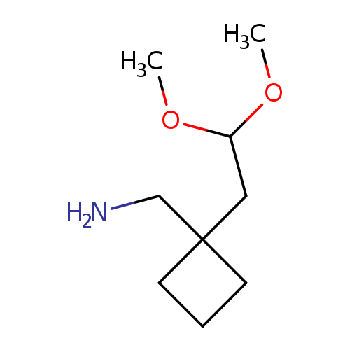 1-[1-(2,2-dimethoxyethyl)cyclobutyl]methanamine