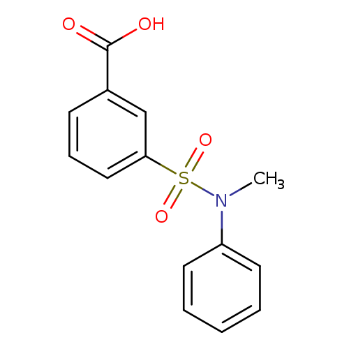 3-[methyl(phenyl)sulfamoyl]benzoic acid