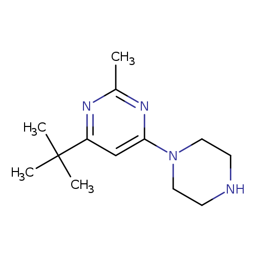 4-(tert-butyl)-2-methyl-6-(piperazin-1-yl)pyrimidine