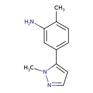 2-Methyl-5-(1-methyl-1H-pyrazol-5-yl)aniline