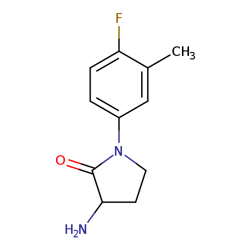 3-amino-1-(4-fluoro-3-methylphenyl)-2-pyrrolidinone
