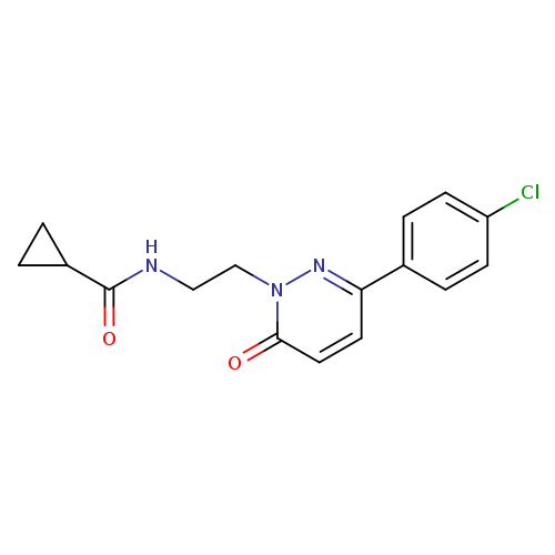N-{2-[3-(4-chlorophenyl)-6-oxo-1,6-dihydropyridazin-1-yl]ethyl}cyclopropanecarboxamide