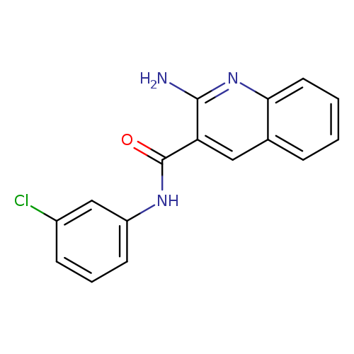 2-Amino-n-(3-chlorophenyl)quinoline-3-carboxamide
