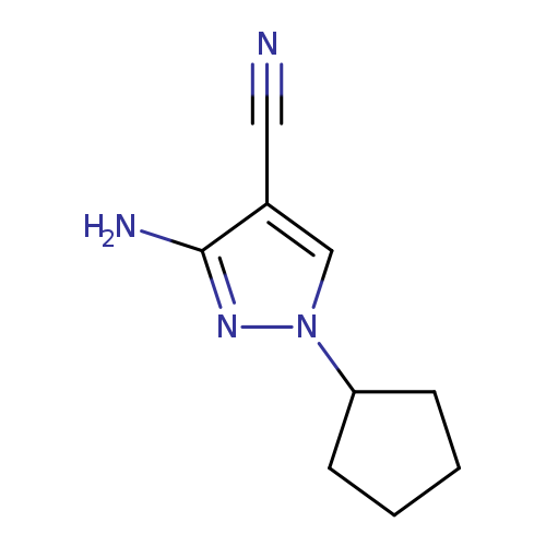 1H-Pyrazole-4-carbonitrile, 3-amino-1-cyclopentyl-