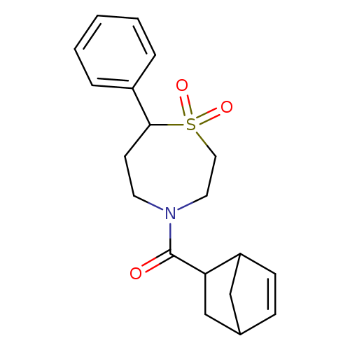 4-{bicyclo[2.2.1]hept-5-ene-2-carbonyl}-7-phenyl-1lambda6,4-thiazepane-1,1-dione