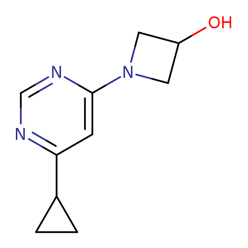 1-(6-cyclopropylpyrimidin-4-yl)azetidin-3-ol