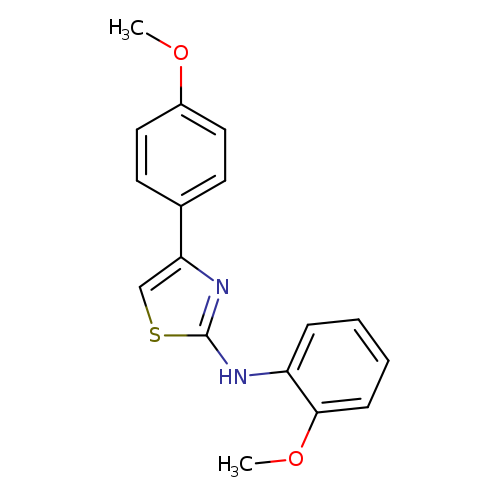 N-(2-methoxyphenyl)-4-(4-methoxyphenyl)-1,3-thiazol-2-amine
