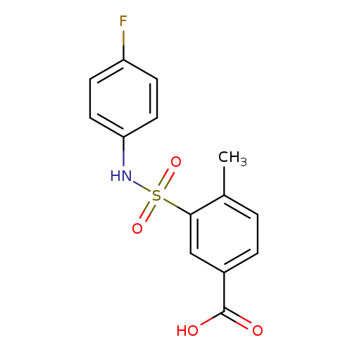 3-(4-Fluoro-phenylsulfamoyl)-4-methyl-benzoic acid