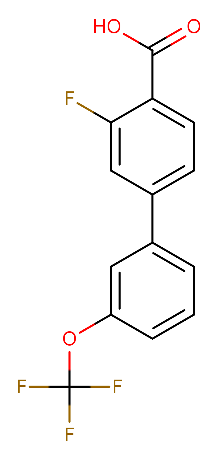 2-Fluoro-4-(3-trifluoromethoxyphenyl)benzoic acid
