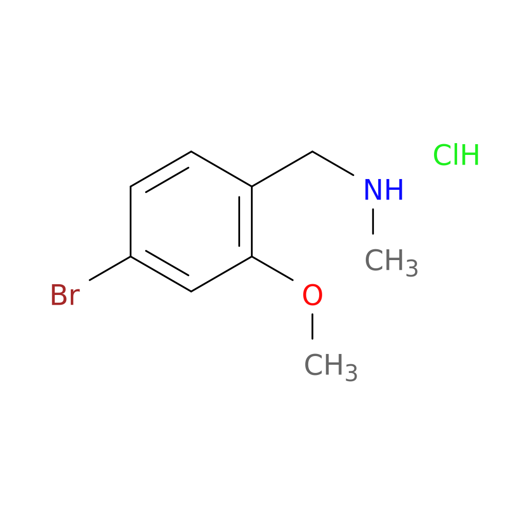 [(4-bromo-2-methoxyphenyl)methyl](methyl)amine hydrochloride