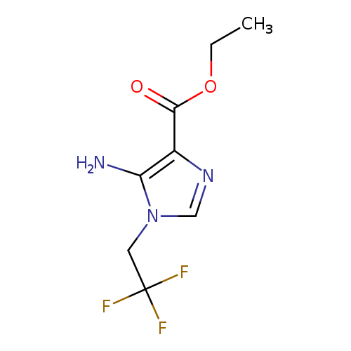 ethyl 5-amino-1-(2,2,2-trifluoroethyl)-1H-imidazole-4-carboxylate