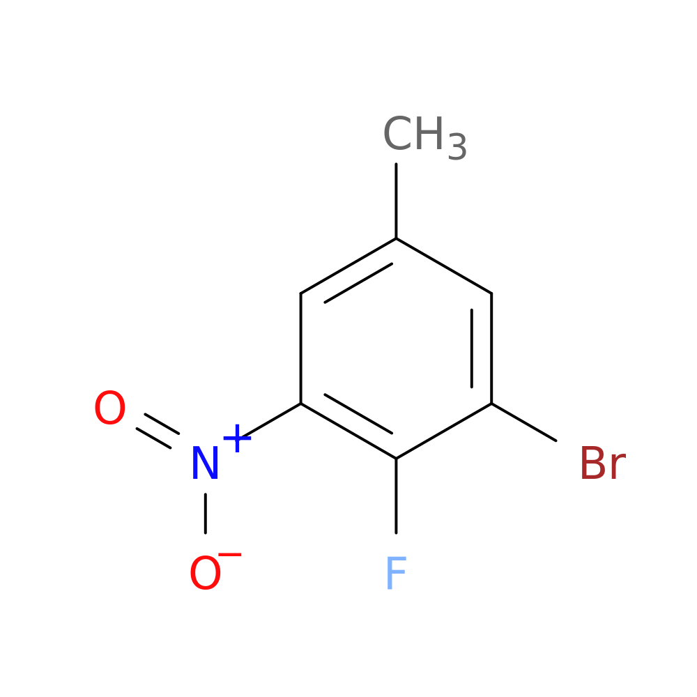 3-Bromo-4-fluoro-5-nitrotoluene
