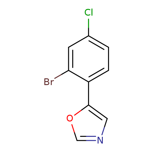 5-(2-Bromo-4-chlorophenyl)-1,3-oxazole