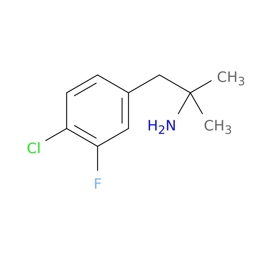 4-Chloro-3-fluoro-α,α-dimethylbenzeneethanamine