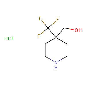 [4-(Trifluoromethyl)piperidin-4-yl]methanol hydrochloride