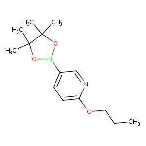 Pyridine, 2-propoxy-5-(4,4,5,5-tetramethyl-1,3,2-dioxaborolan-2-yl)-