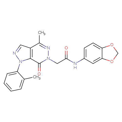 N-(2H-1,3-benzodioxol-5-yl)-2-[4-methyl-1-(2-methylphenyl)-7-oxo-1H,6H,7H-pyrazolo[3,4-d]pyridazin-6-yl]acetamide