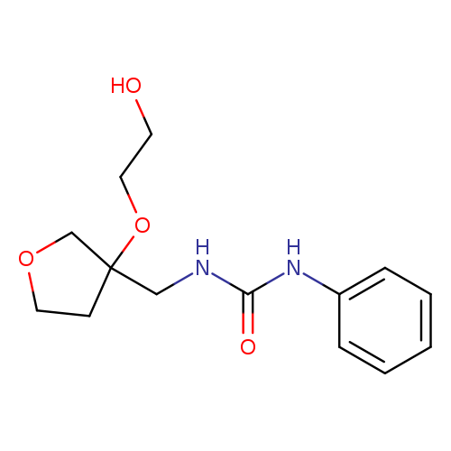 3-{[3-(2-hydroxyethoxy)oxolan-3-yl]methyl}-1-phenylurea